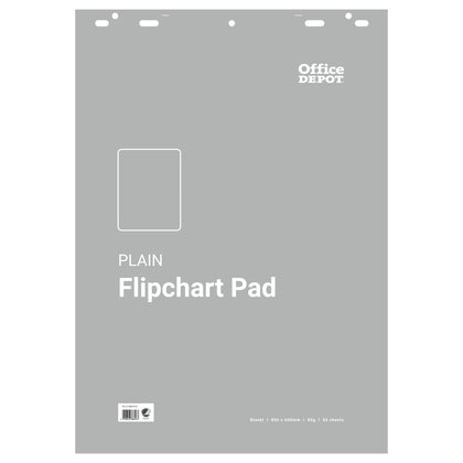 Blädderblock Office Depot 600 x 850 mmv50 blad/block 80 gram