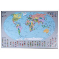 Skrivunderlägg Världskarta 59x39mm