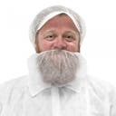 Skäggskydd vit 100 st/fp