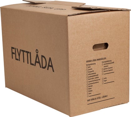 Flyttlåda dubbelwell 7 mm / 560 x 330 x 406 mm