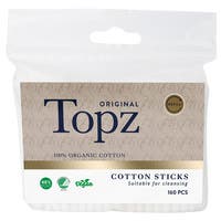 Bomullspinnar Topz Eko 160-pack