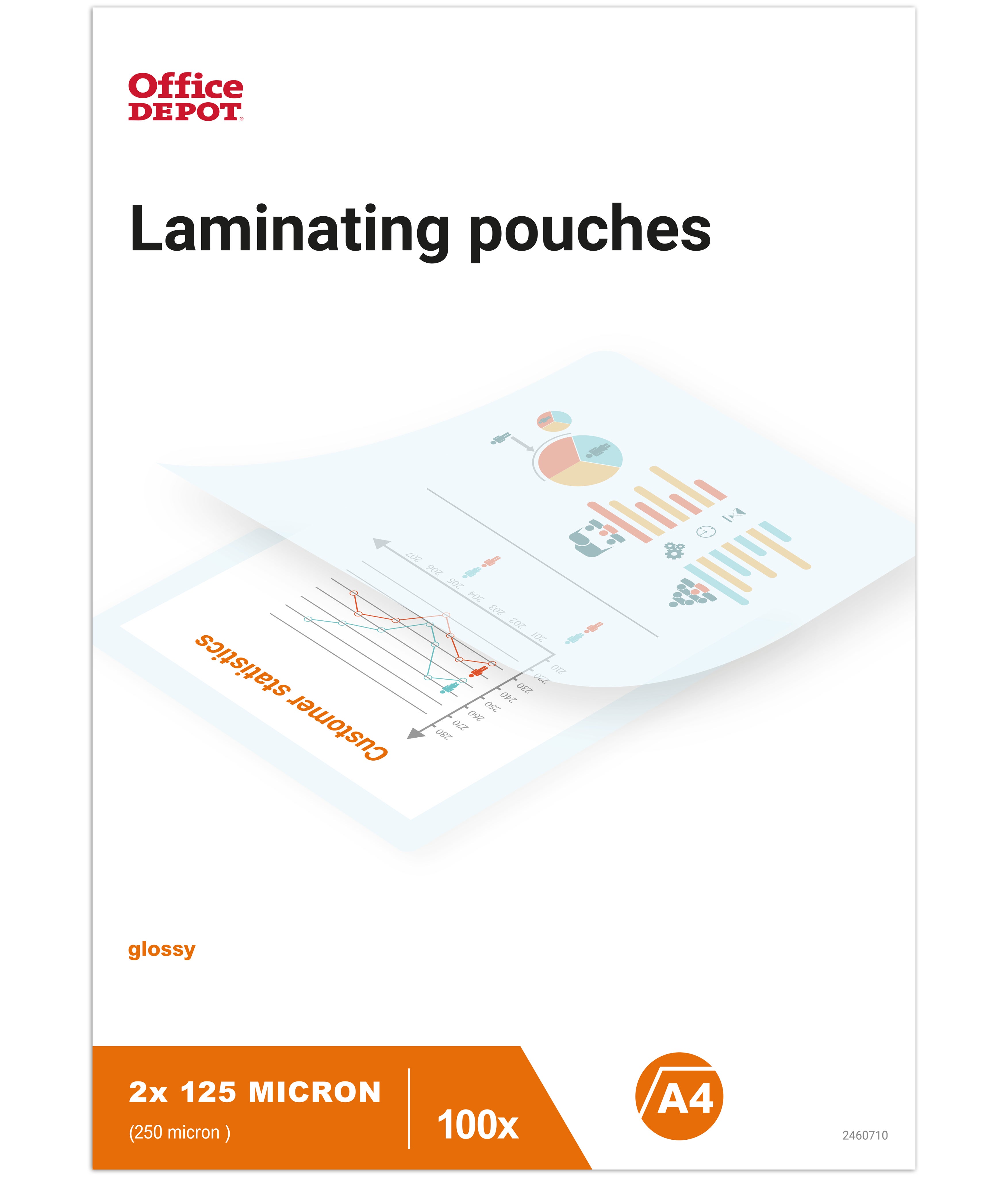 Lamineringsfickor A3 125 mikron 100 st/fp