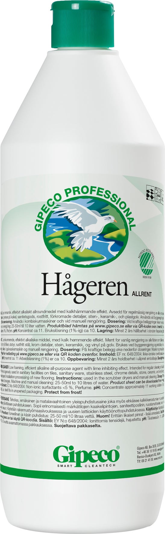 Allrengöringsmedel Hågeren Allrent Gipeco