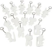 Textilfigurer & nyckelring 15 st/fp
