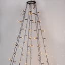 Julgransslinga Shiny grön 8x2 m varmvit