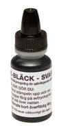 Stämpelfärg 10ml svart