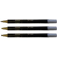 Penna Zig Twin guld & silver 3 st/fp
