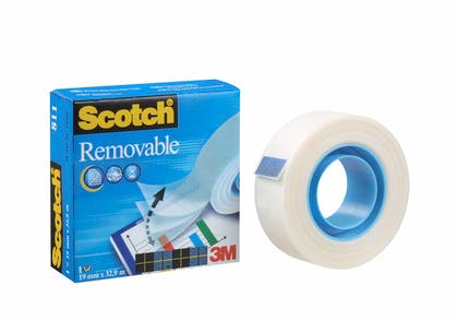 Dokumenttejp Scotch 811 Removable