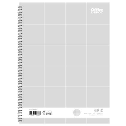 Kollegieblock Grey A4 rutat