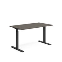 Skrivbord 1400 x 800 mm Mörk ask/Svart