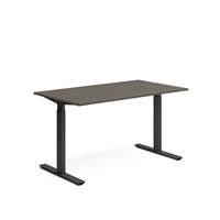 Skrivbord 1400 x 800 mm Mörk ask/Svart