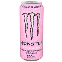 Energidryck Monster Ultra Strawberry Dreams 24x50 cl inkl pant