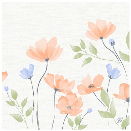 Servett Bunny Bloom 40x40 cm 60-pack
