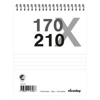 Stenogramblock 170x210mm 60g