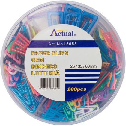 Plastgem sorterade färger