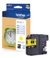 Bläck Brother LC125XL gul