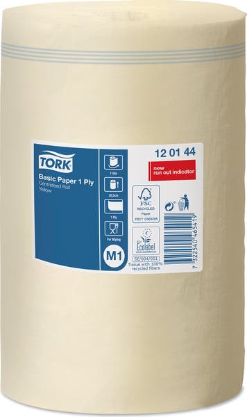 Torkpapper Basic Tork M1 Gul 11st/fp