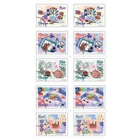 Frimärke Fikastund 10/fp