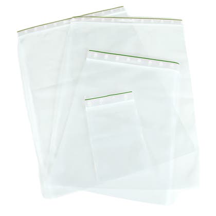 Blixtlåspåse utan skrivfält