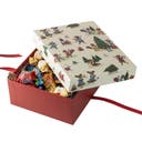 Julbox med inslaget godis 1000 g