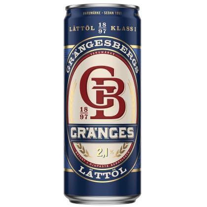 Lättöl Grängesberg 33 cl inkl. pant