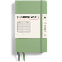 Anteckningsbok A6 linjerad Sage