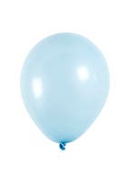 Ballonger runda 23 cm 10/fp Ljusblå