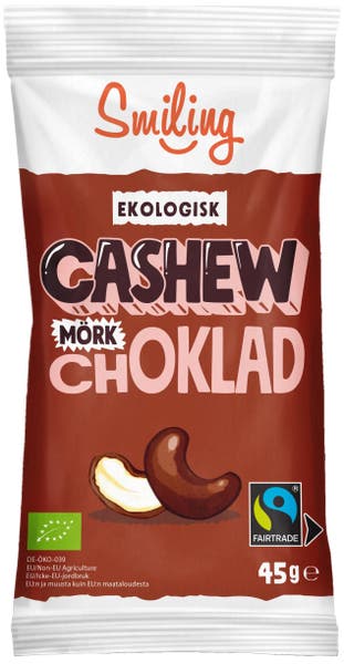 Cashewnötter Mörk choklad 45 g