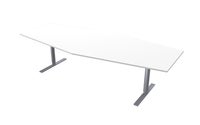 Konferensbord 280 x 120 x 80 cm vit Lanab
