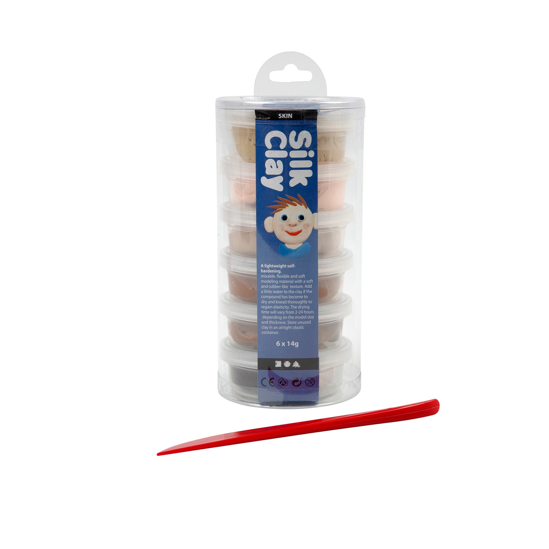 Lera Silk Clay hudfärger 14gx6