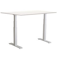 Skrivbord el Easydesk Adapt VI 120x80 cm vit