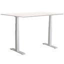 Skrivbord el Easydesk Adapt VI 120x80 cm vit