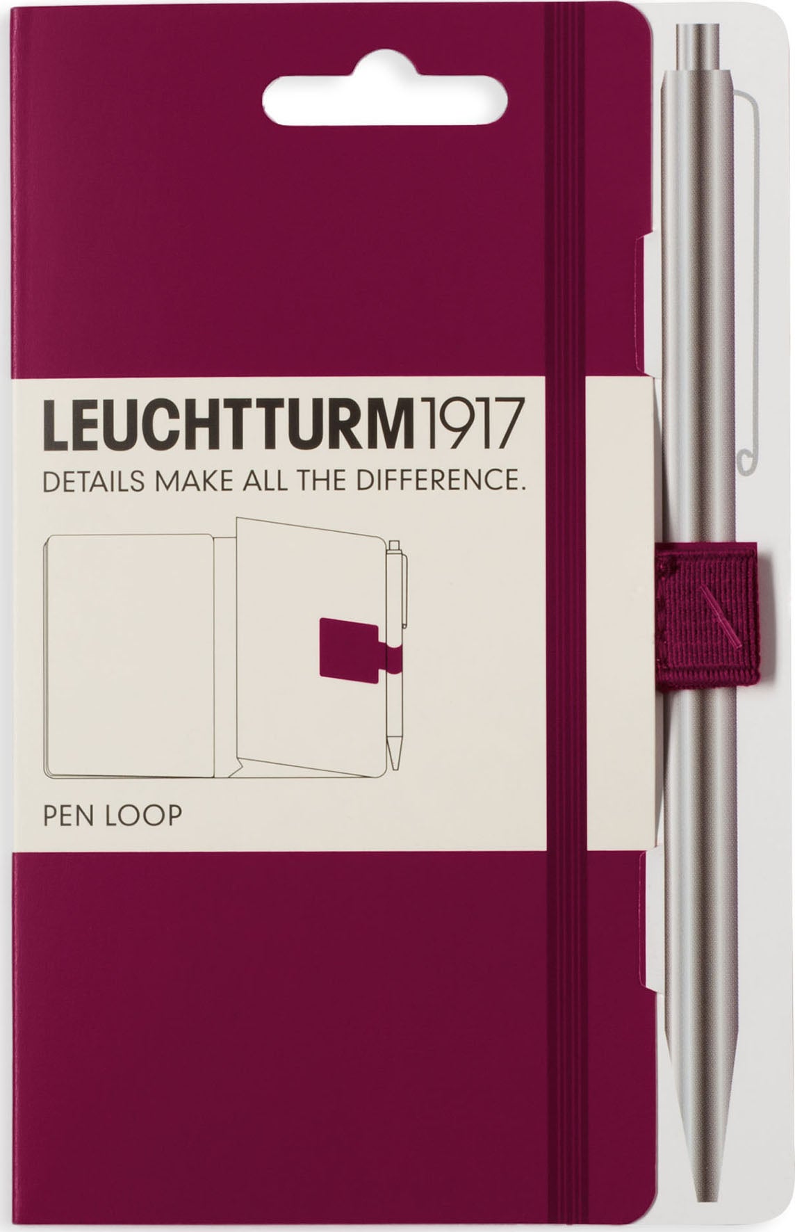 Pennhållare Pen loop  Port Red