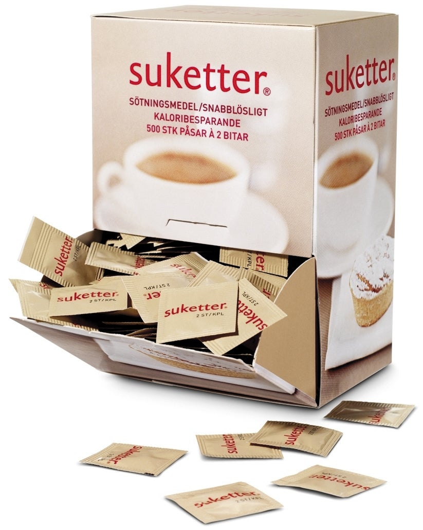 Suketter 500 påsar á 2 st/fp