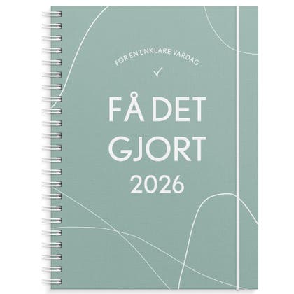 Kalender Få det gjort 2026 grön