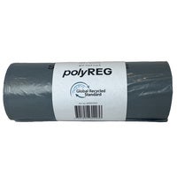 Sanitetspåse PolyREG GRS 320x400 mm grå med tryck 10x100 st