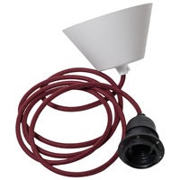 Takupphäng 2 m prommon/svart E27