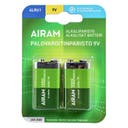 Batteri Airam Alkaliskt 9V 2 st/fp