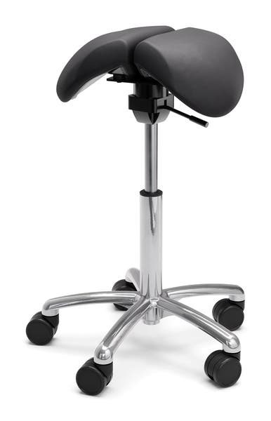 Sadelstol Polo Split Aktiv svart