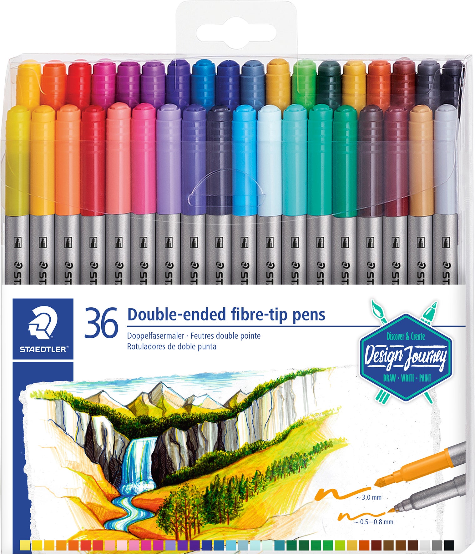 Tuschpenna Staedtler 3200 36/f