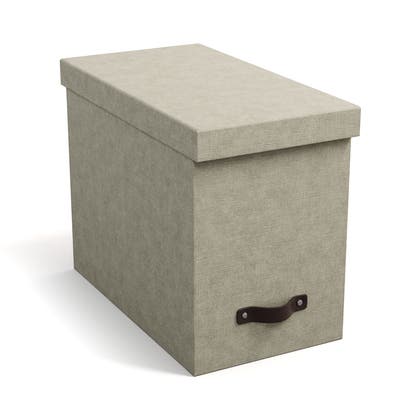 Hängmappslåda Bigso Johan canvas linen